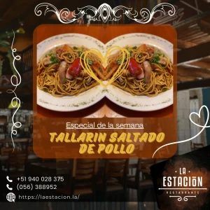 Tallarín Saltado de Pollo